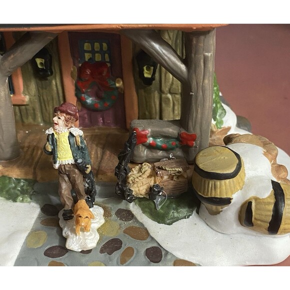 Victorian Village Collectibles 2000 Edition Old Towne Frost Fishing Shop Vintage - Picture 4 of 10